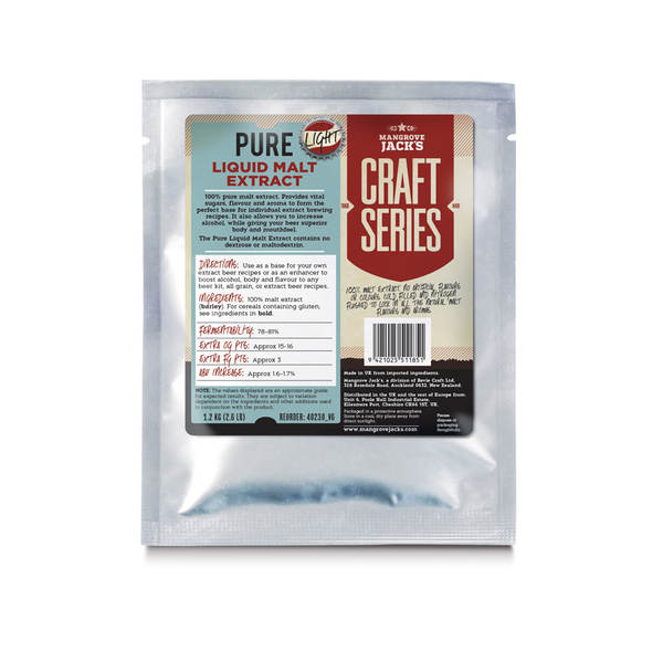 MJ Pure Liquid Malt Extract Light 1,2 kg